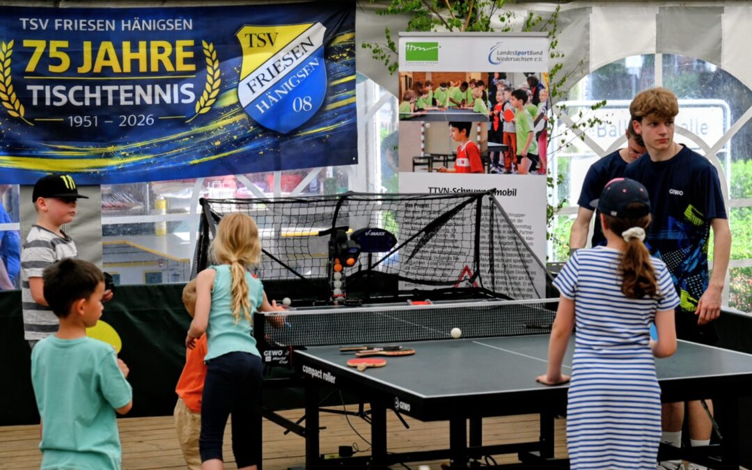 Tischtennis begeistert beim Familientag in Hänigsen